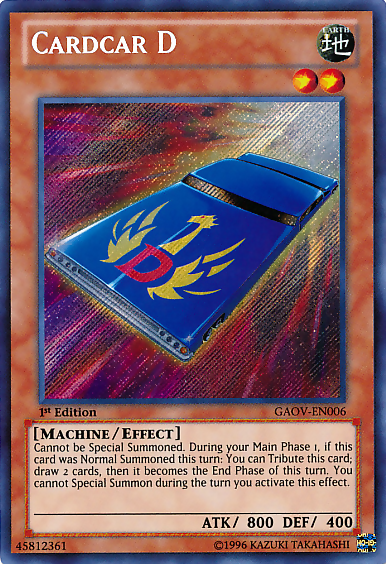 Cardcar D [GAOV-EN006] Secret Rare | The Time Vault CA
