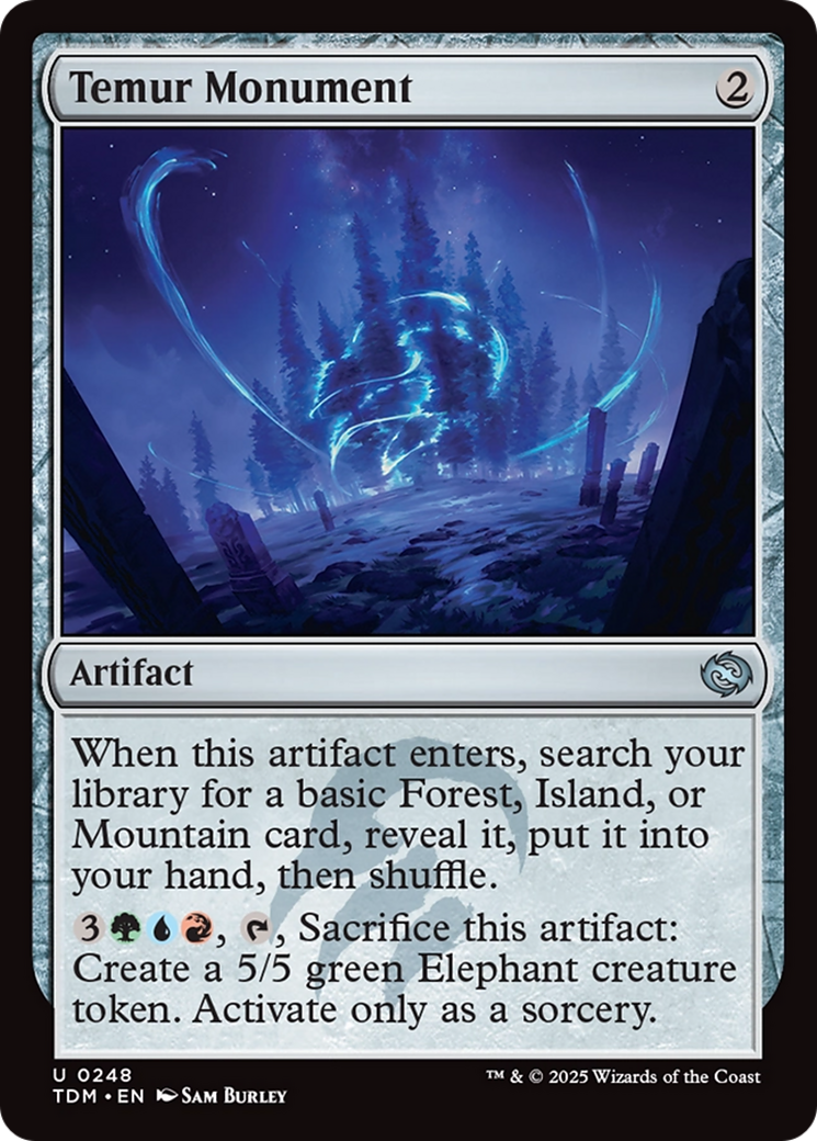Temur Monument [Tarkir: Dragonstorm] | The Time Vault CA