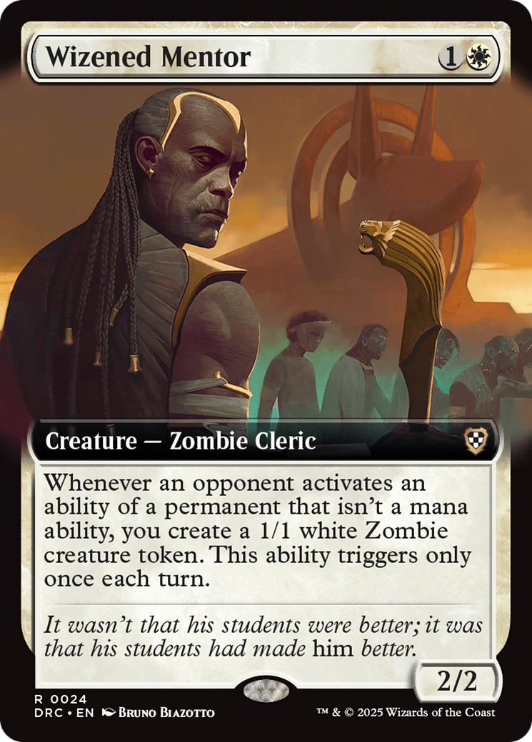 Wizened Mentor (Extended Art) [Aetherdrift Commander] | The Time Vault CA