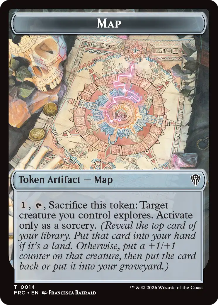 Gingerbrute // Map Double-Sided Token [Reality Fracture Commander Tokens] | The Time Vault CA
