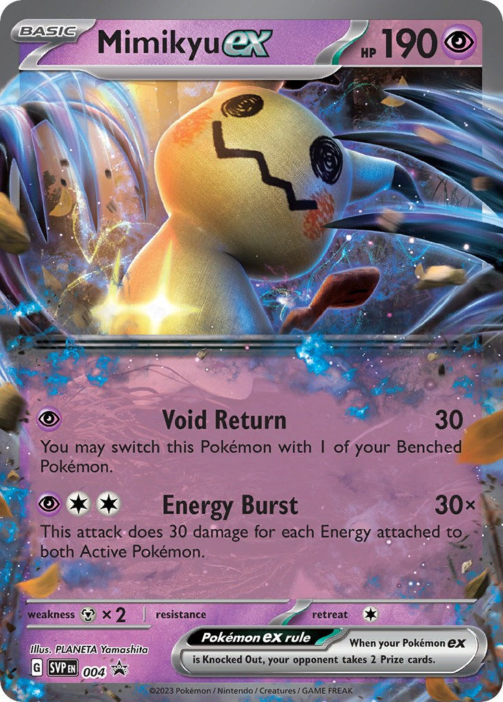 Mimikyu ex (004) (Jumbo Card) [Scarlet & Violet: Black Star Promos] | The Time Vault CA