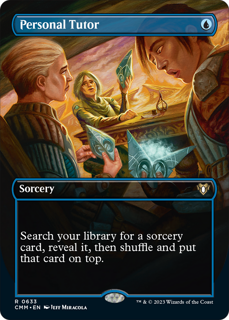 Personal Tutor (Borderless) [Commander Masters] | The Time Vault CA