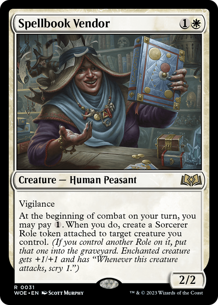 Spellbook Vendor [Wilds of Eldraine] | The Time Vault CA