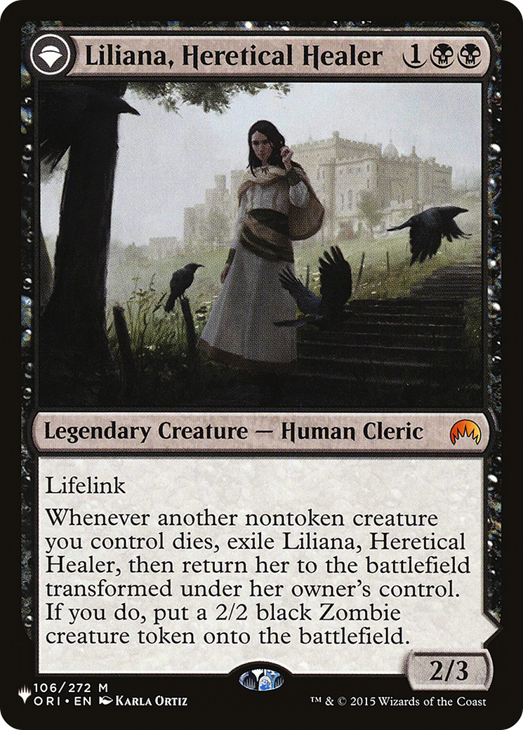 Liliana, Heretical Healer // Liliana, Defiant Necromancer [Secret Lair: From Cute to Brute] | The Time Vault CA