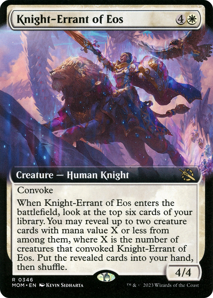 Knight-Errant of Eos (Extended Art) [March of the Machine] | The Time Vault CA