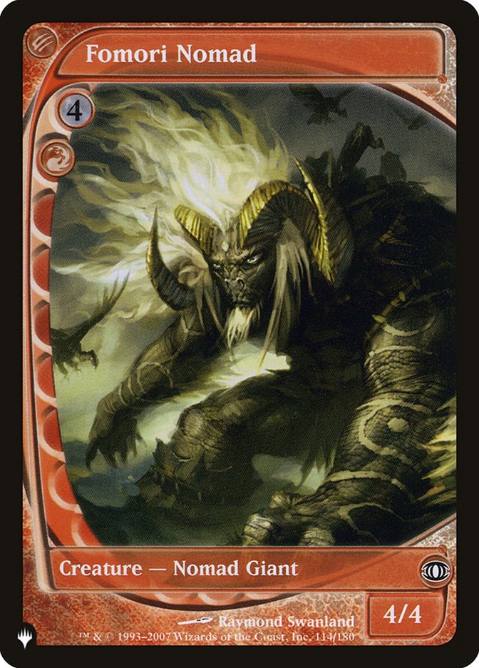 Fomori Nomad [The List] | The Time Vault CA
