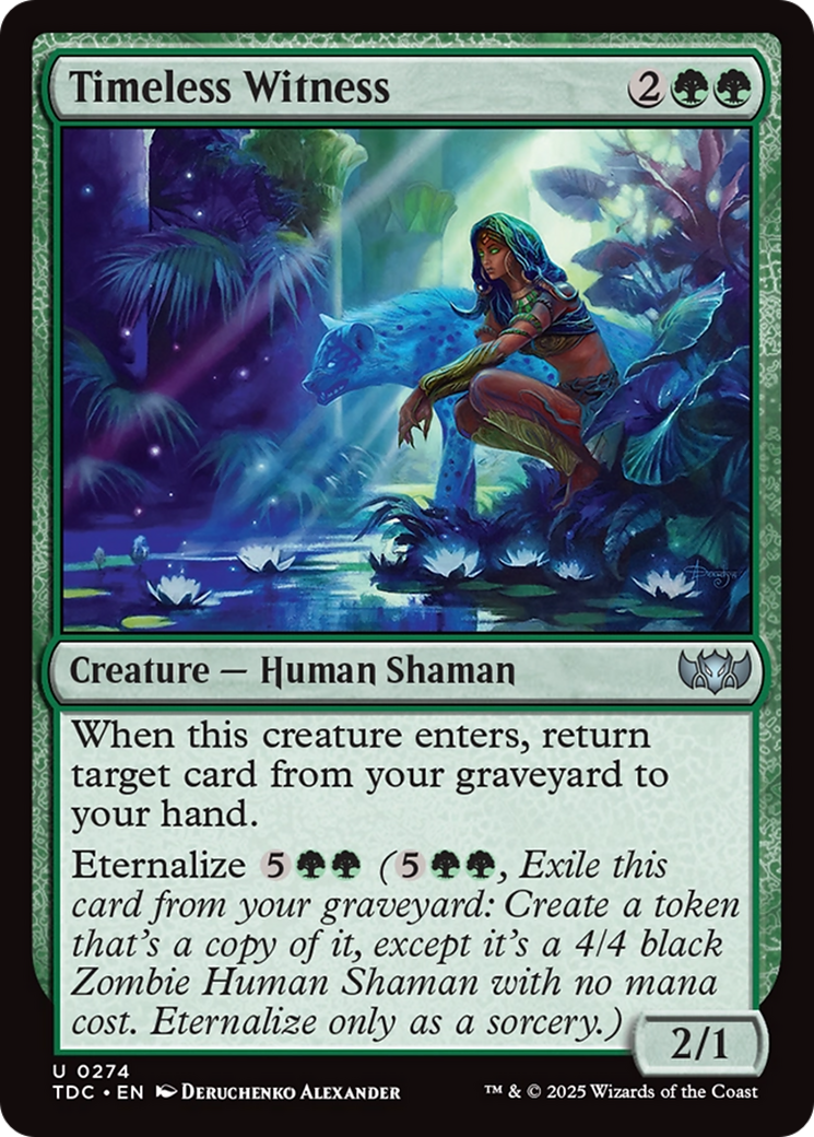 Timeless Witness [Tarkir: Dragonstorm Commander] | The Time Vault CA