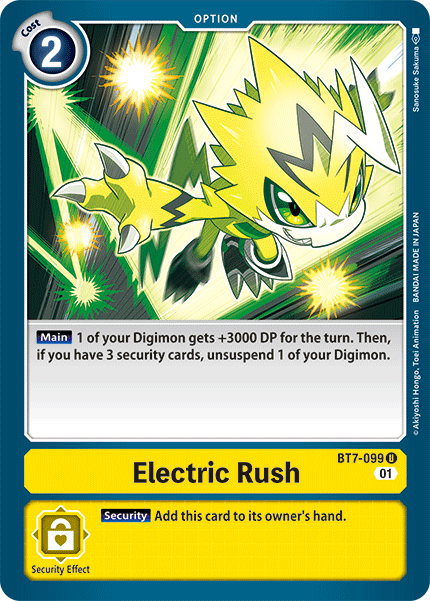 Electric Rush [BT7-099] [Next Adventure] | The Time Vault CA