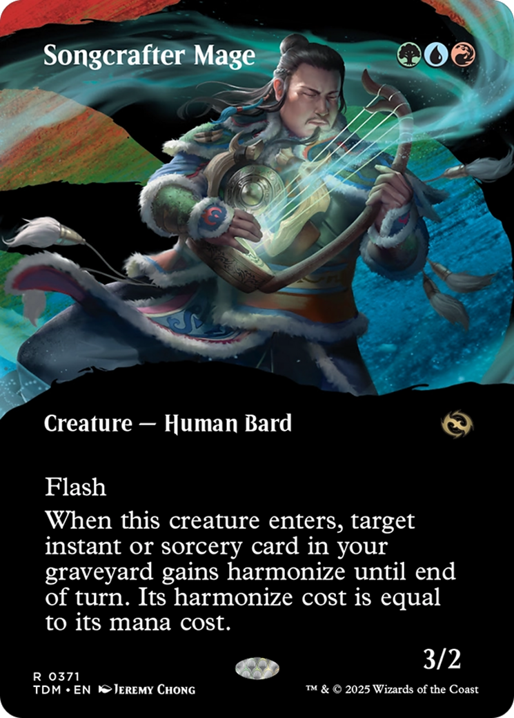 Songcrafter Mage (Borderless) [Tarkir: Dragonstorm] | The Time Vault CA