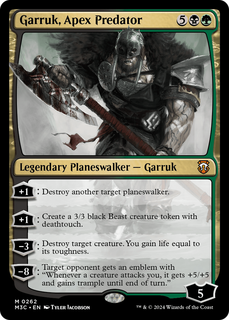 Garruk, Apex Predator (Ripple Foil) [Modern Horizons 3 Commander] | The Time Vault CA