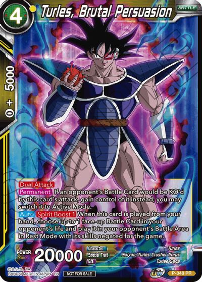 Turles, Brutal Persuasion (P-348) [Tournament Promotion Cards] | The Time Vault CA