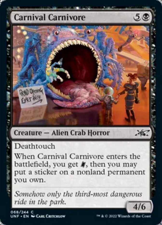 Carnival Carnivore [Unfinity] | The Time Vault CA