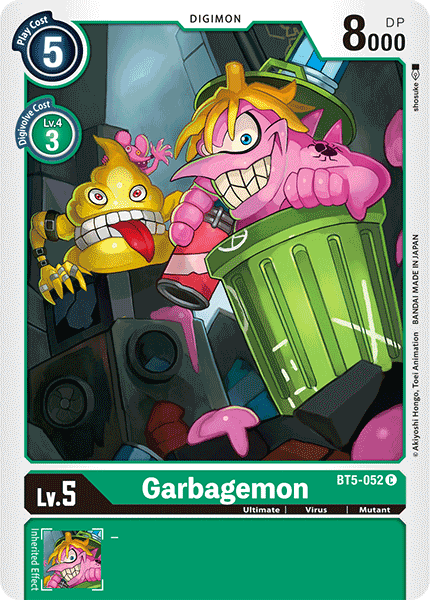 Garbagemon [BT5-052] [Battle of Omni] | The Time Vault CA