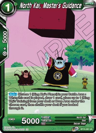North Kai, Master's Guidance (BT15-081) [Saiyan Showdown] | The Time Vault CA