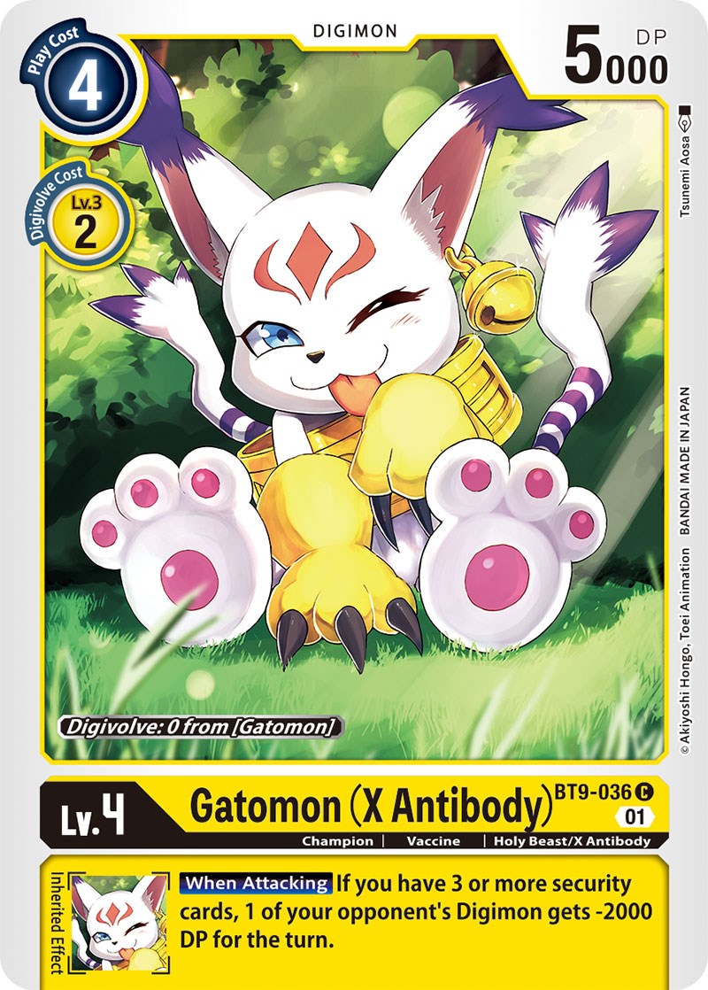 Gatomon (X Antibody) [BT9-036] [X Record] | The Time Vault CA