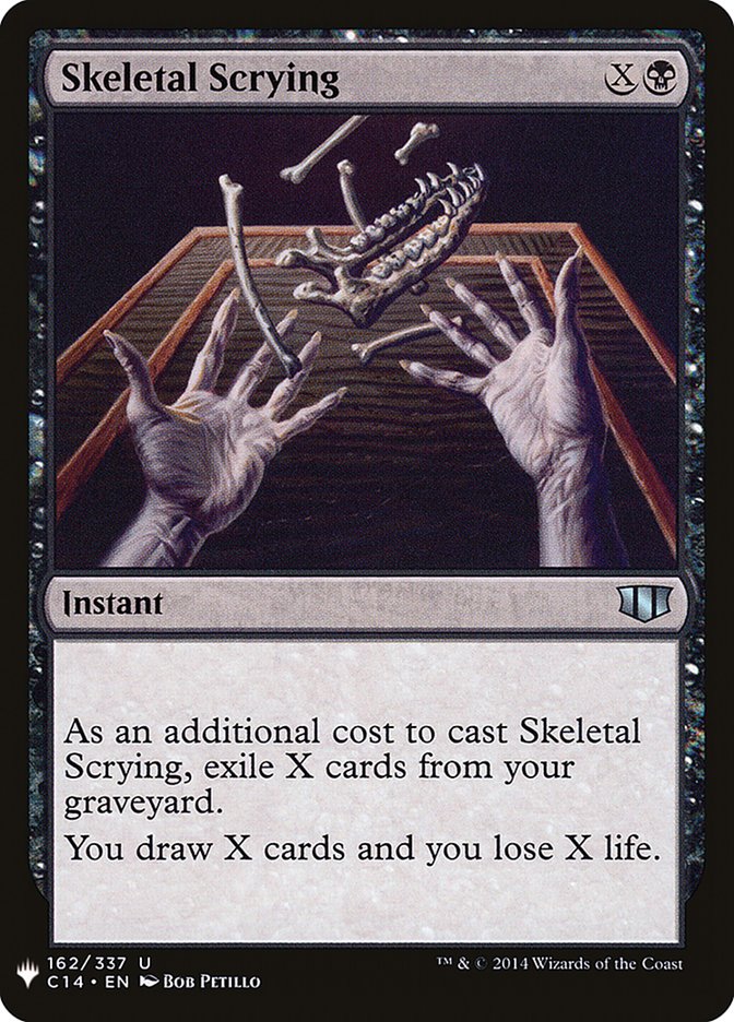 Skeletal Scrying [Mystery Booster] | The Time Vault CA
