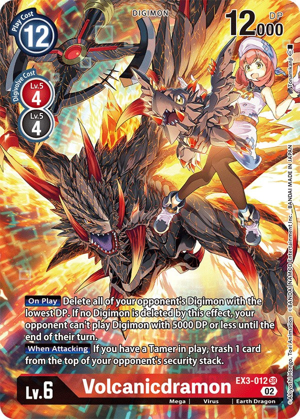 Volcanicdramon [EX3-012] (Alternate Art) [Draconic Roar] | The Time Vault CA