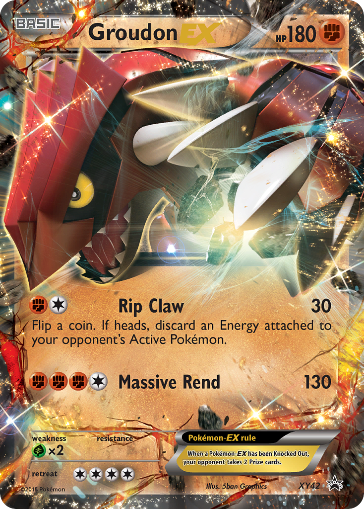 Groudon EX (XY42) [XY: Black Star Promos] | The Time Vault CA