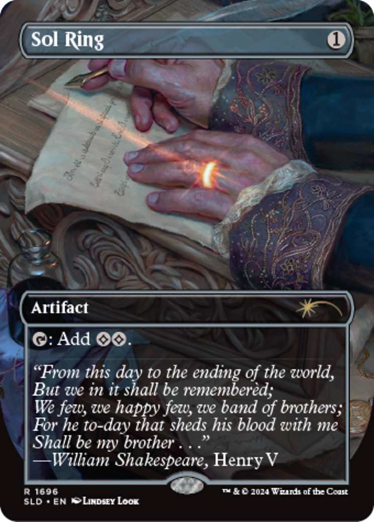 Sol Ring (1696) [Secret Lair: Sheldon's Spellbook] | The Time Vault CA