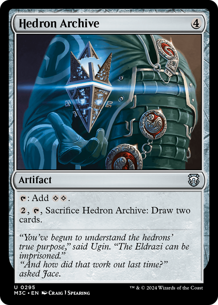Hedron Archive (Ripple Foil) [Modern Horizons 3 Commander] | The Time Vault CA