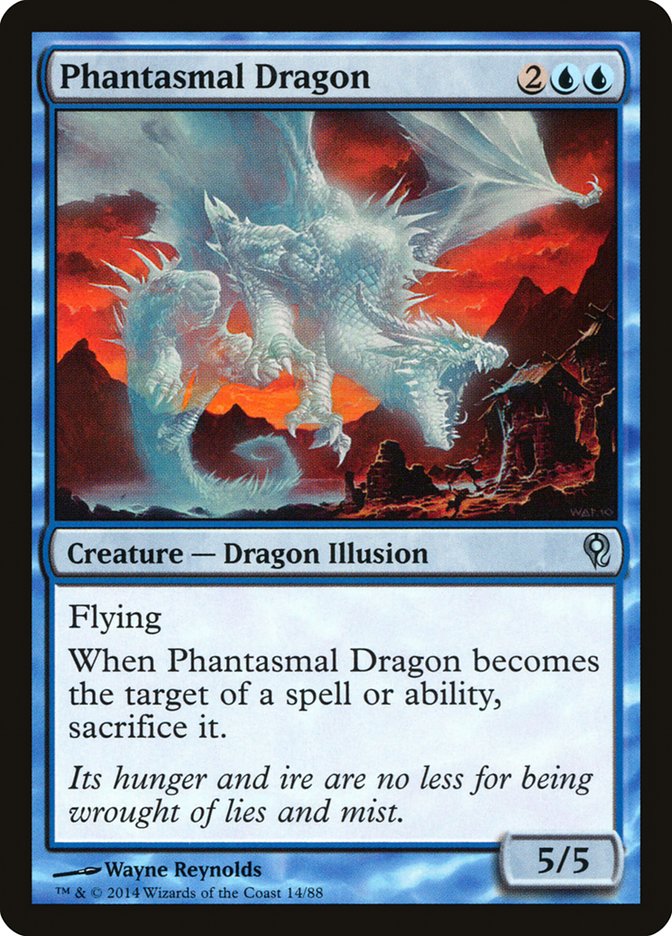 Phantasmal Dragon [Duel Decks: Jace vs. Vraska] | The Time Vault CA