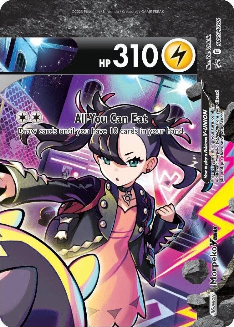 Morpeko V-Union (SWSH288) [Sword & Shield: Black Star Promos] | The Time Vault CA
