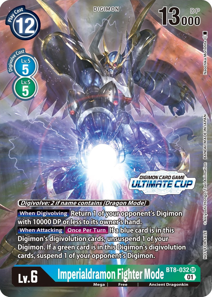 Imperialdramon Fighter Mode [BT8-032] (April Ultimate Cup 2022) [New Awakening Promos] | The Time Vault CA