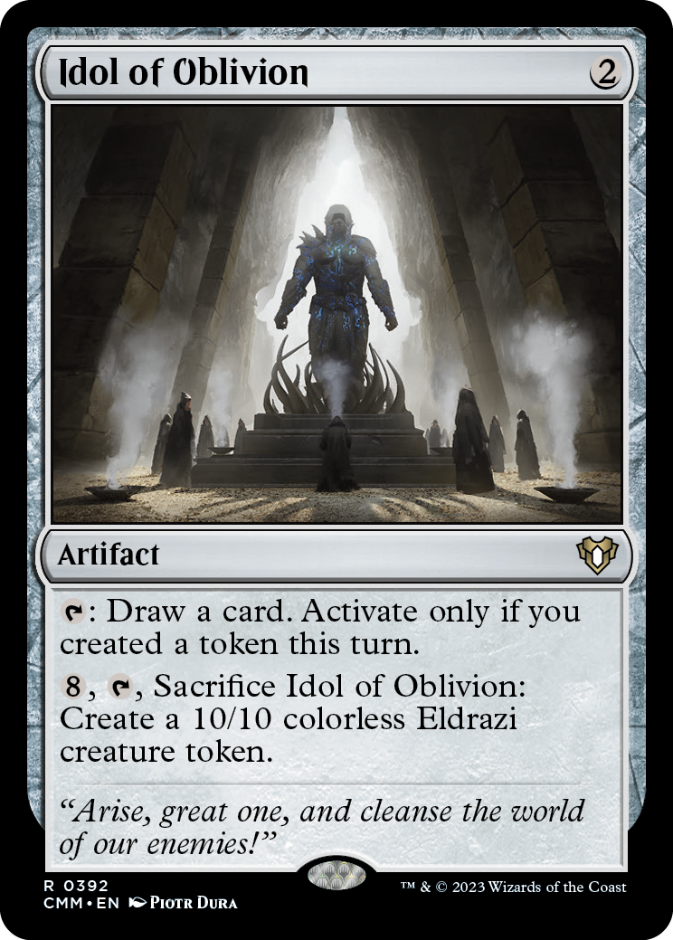 Idol of Oblivion [Commander Masters] | The Time Vault CA