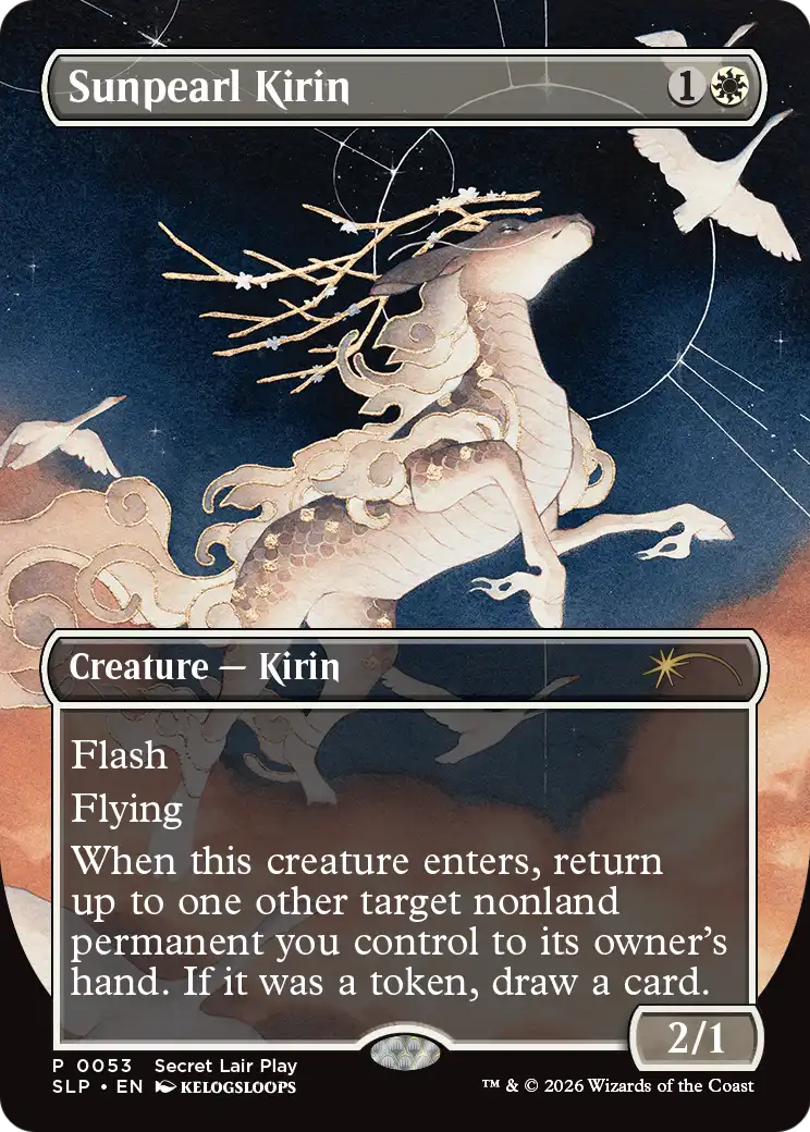 Sunpearl Kirin [Secret Lair Showdown] | The Time Vault CA