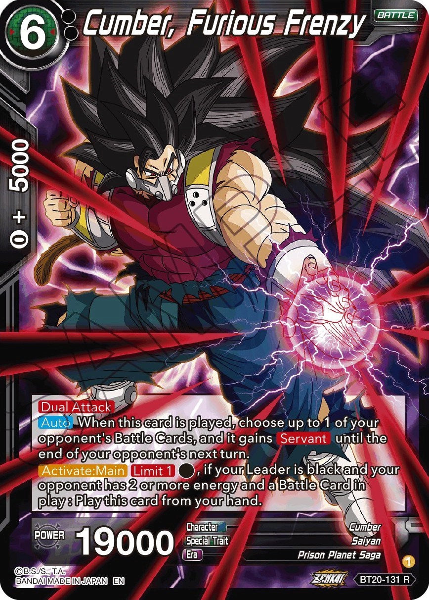 Cumber, Furious Frenzy (BT20-131) [Power Absorbed] | The Time Vault CA