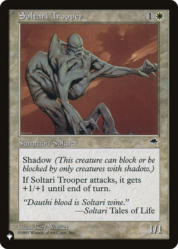 Soltari Trooper [The List] | The Time Vault CA