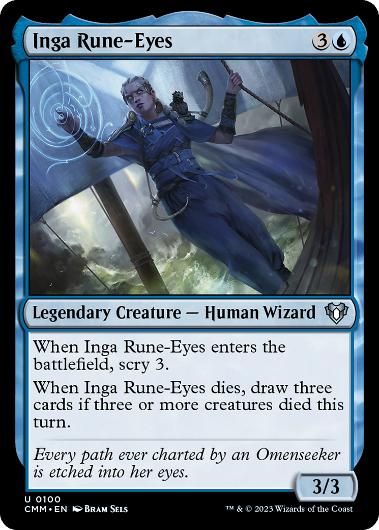 Inga Rune-Eyes [Commander Masters] | The Time Vault CA