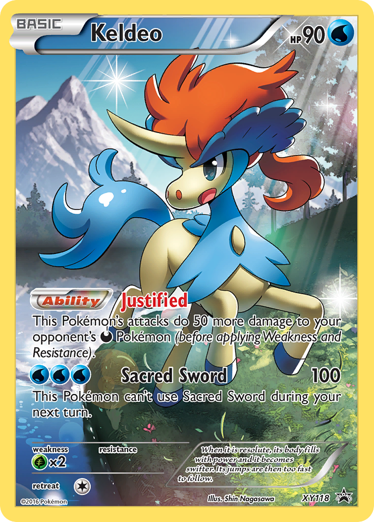 Keldeo (XY118) [XY: Black Star Promos] | The Time Vault CA