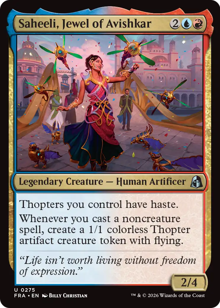 Saheeli, Jewel of Avishkar [Reality Fracture] | The Time Vault CA
