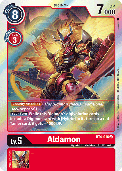 Aldamon [BT4-016] [Great Legend] | The Time Vault CA