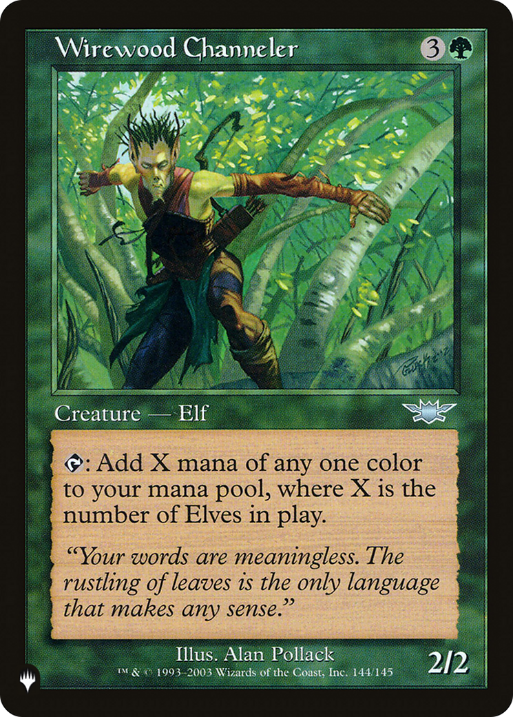 Wirewood Channeler [The List Reprints] | The Time Vault CA