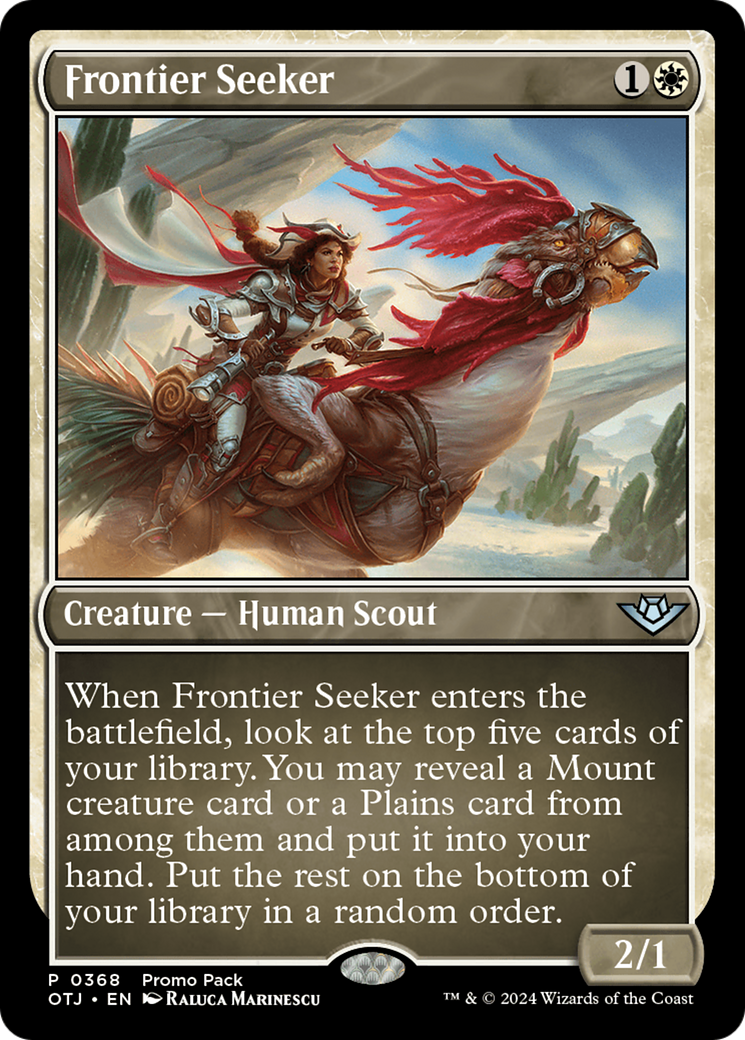 Frontier Seeker (Promo Pack) [Outlaws of Thunder Junction Promos] | The Time Vault CA