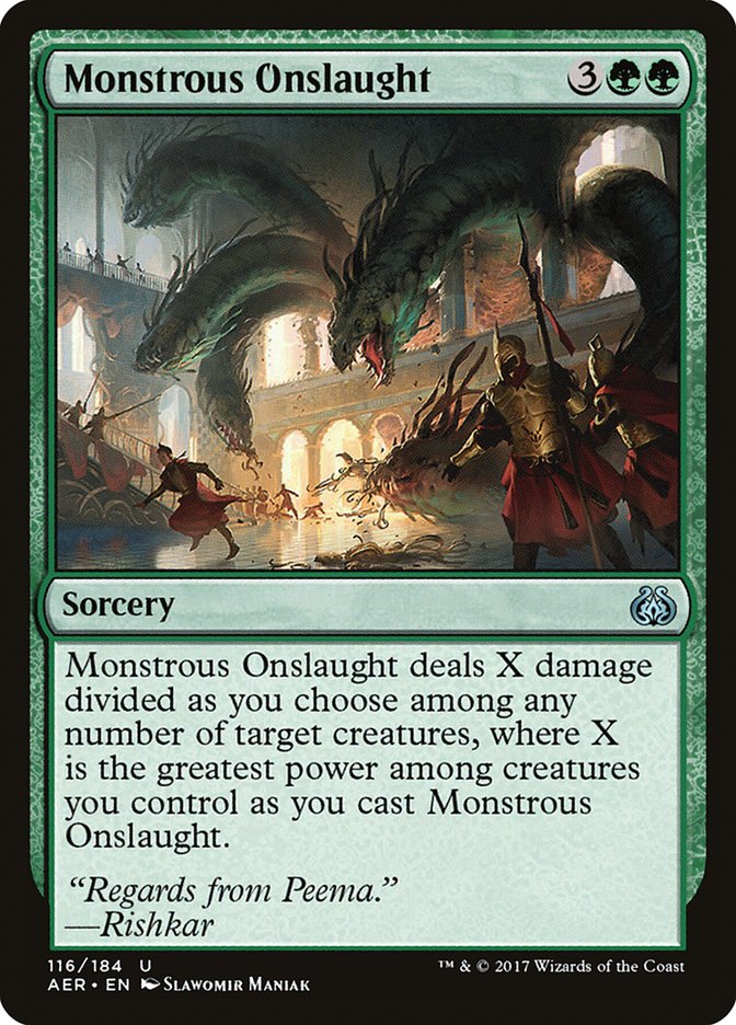 Monstrous Onslaught [Aether Revolt] | The Time Vault CA