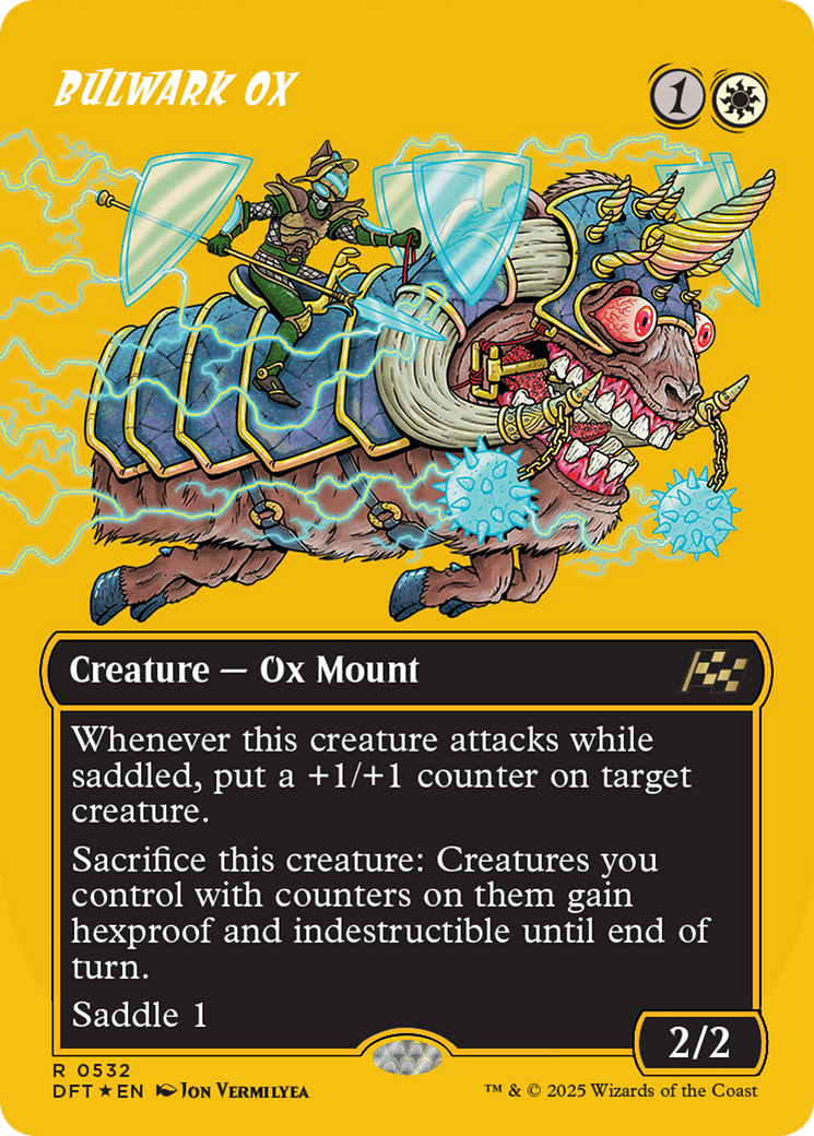 Bulwark Ox (Borderless) (First-Place Foil) [Aetherdrift] | The Time Vault CA