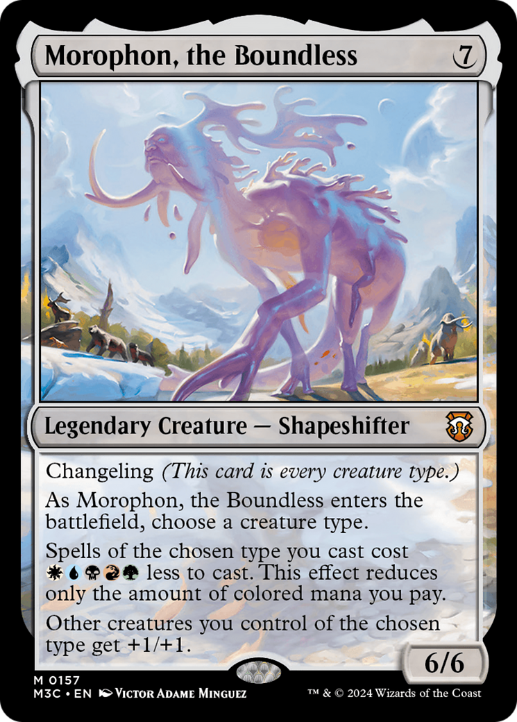 Morophon, the Boundless (Ripple Foil) [Modern Horizons 3 Commander] | The Time Vault CA