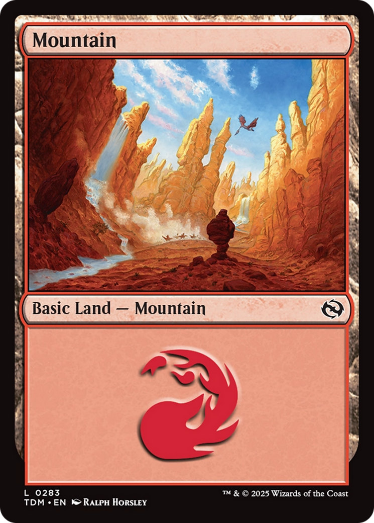 Mountain (0283) [Tarkir: Dragonstorm] | The Time Vault CA
