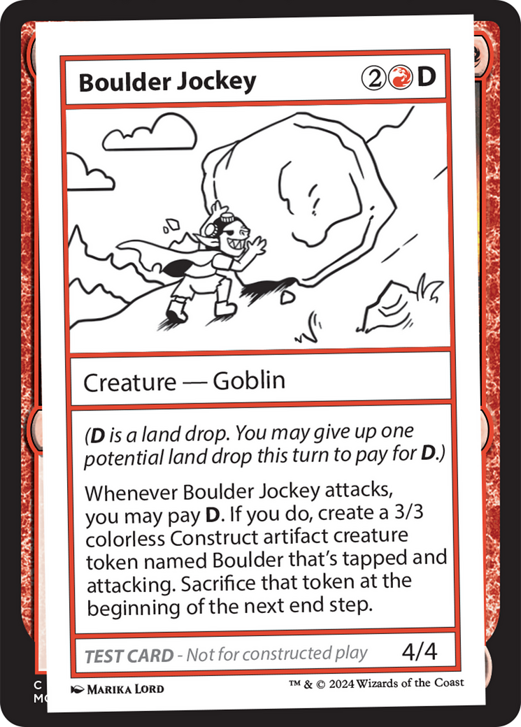 Boulder Jockey [Mystery Booster 2 Playtest Cards] | The Time Vault CA