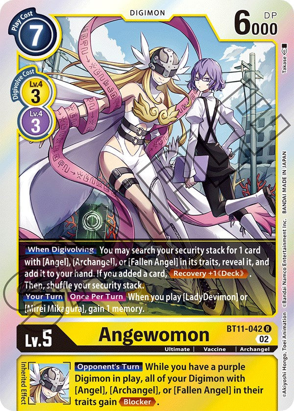 Angewomon [BT11-042] [Dimensional Phase] | The Time Vault CA