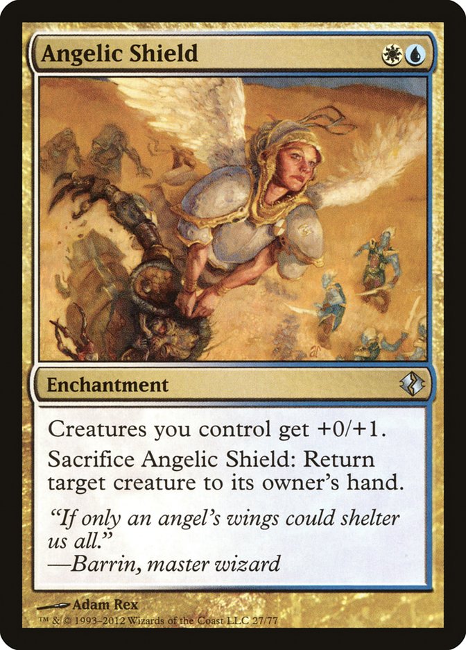 Angelic Shield [Duel Decks: Venser vs. Koth] | The Time Vault CA