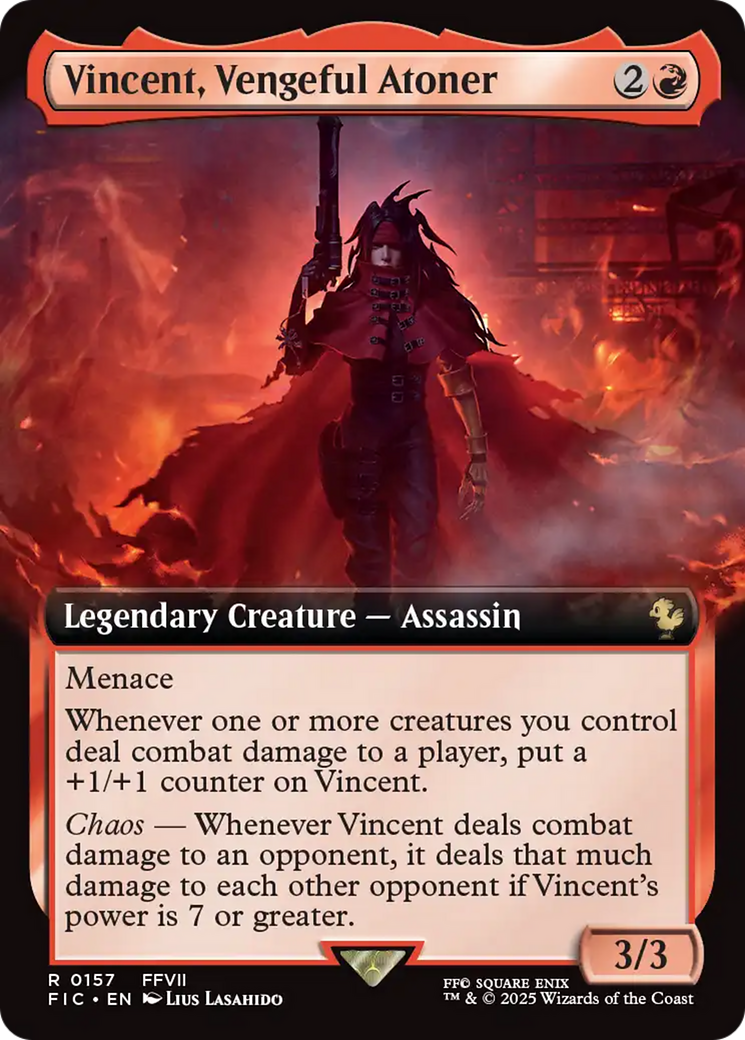 Vincent, Vengeful Atoner (Extended Art) [FINAL FANTASY Commander] | The Time Vault CA