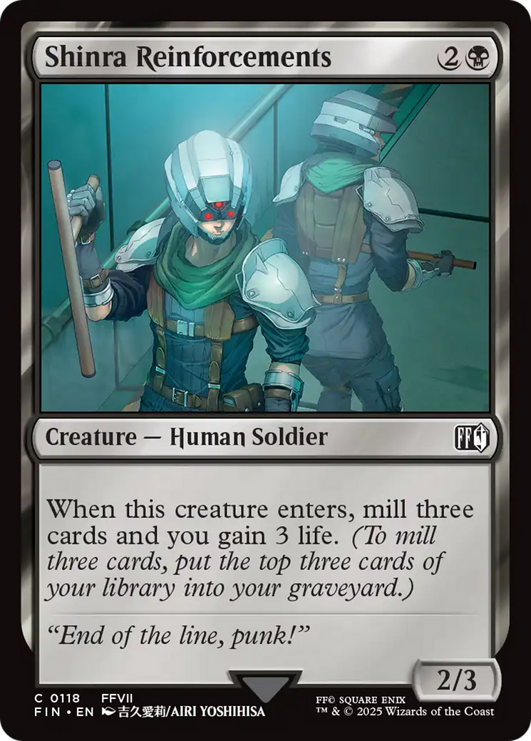 Shinra Reinforcements [FINAL FANTASY] | The Time Vault CA