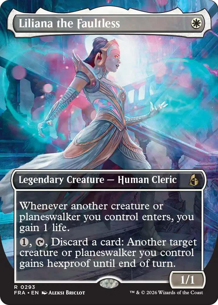 Liliana the Faultless (Borderless) [Reality Fracture] | The Time Vault CA