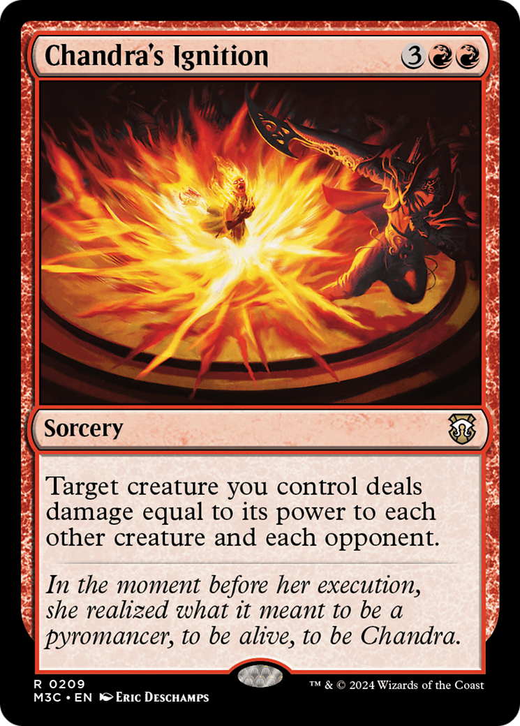 Chandra's Ignition (Ripple Foil) [Modern Horizons 3 Commander] | The Time Vault CA