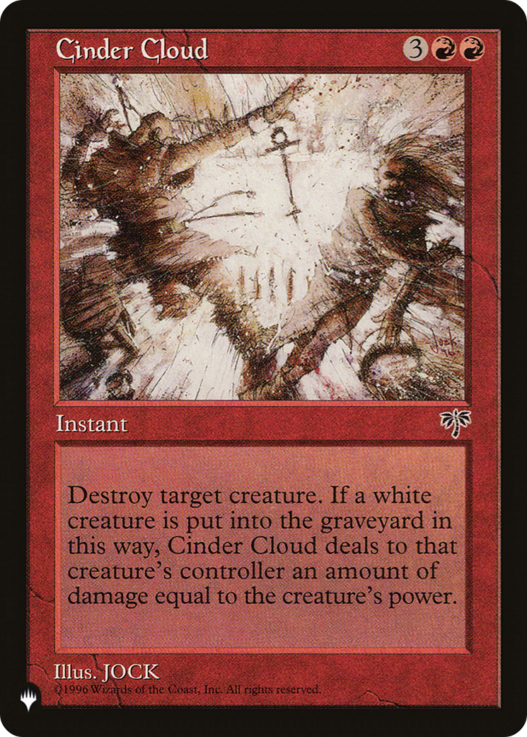 Cinder Cloud [The List] | The Time Vault CA