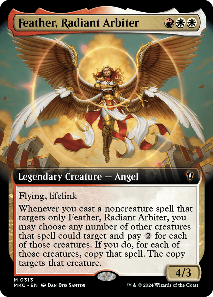 Feather, Radiant Arbiter (Extended Art) [Murders at Karlov Manor Commander] | The Time Vault CA